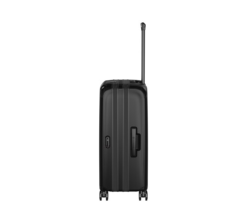 Чемодан VICTORINOX Spectra™ 3.0 Exp. Medium Case, чёрный, поликарбонат Sorplas™, 46x30x69 см, 81 л
