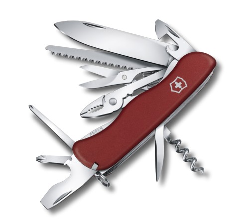 Нож перочинный VICTORINOX Hercules, 111 мм, 18 функций, с фиксатором лезвия, красный