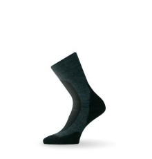 Носки Lasting TKN 800, polypropylene+nylon, серо-зеленый с черной вставкой, размер S , TKN800-S