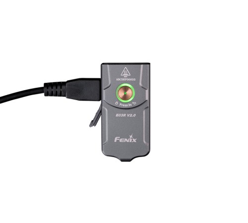 Фонарь-брелок Fenix   E03R EDC V2.0  Gray