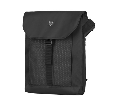 Сумка наплечная VICTORINOX Altmont Original Flapover Digital Bag, чёрная, нейлон, 26x10x30 см, 7 л