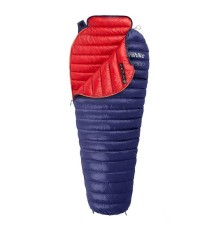 Мешок спальный Naturehike CW300 NH18S300-D из гусинного пуха голубой, молния слева, 6927595761373L
