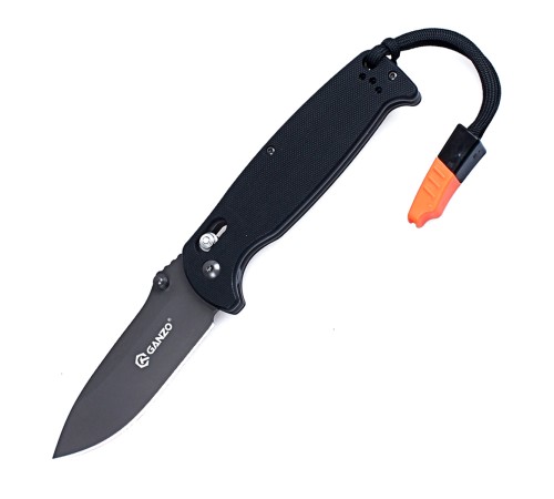 Нож Ganzo G7413-WS оранжевый, G7413-OR-WS