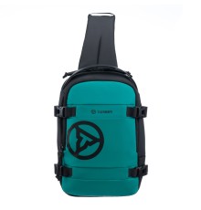Рюкзак на одно плечо TORBER Xtreme, зелёный/чёрный, 20 х 8 х 31 см, 5л