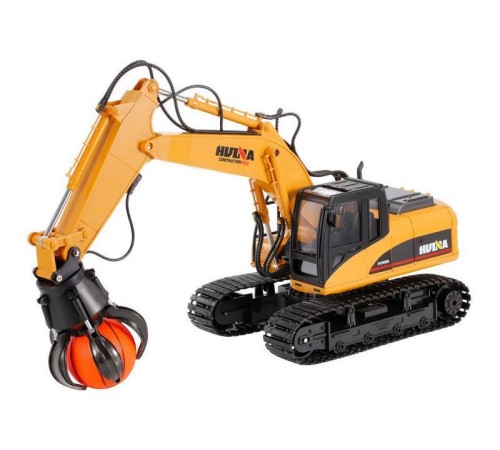Радиоуправляемый экскаватор c шаровым захватом HUI NA TOYS 2.4G 16CH 1/14 RTR