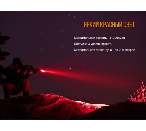 Фонарь Fenix TK25R, TK25Red