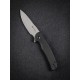 Складной нож SENCUT Tynan 10Cr15CoMoV Steel Gray Stonewashed Handle Stainless Black