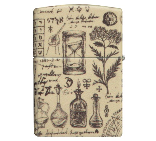 Зажигалка ZIPPO Alchemy Design с покрытием 540 Matte, латунь/сталь, бежевая, матовая, 38x13x57 мм