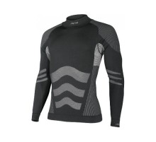 Футболка  мужская Angel/ дл. рукав/ синтетика 320/ черный/ L-XL, ANGEL9080LXL