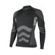Футболка  мужская Angel/ дл. рукав/ синтетика 320/ черный/ L-XL, ANGEL9080LXL