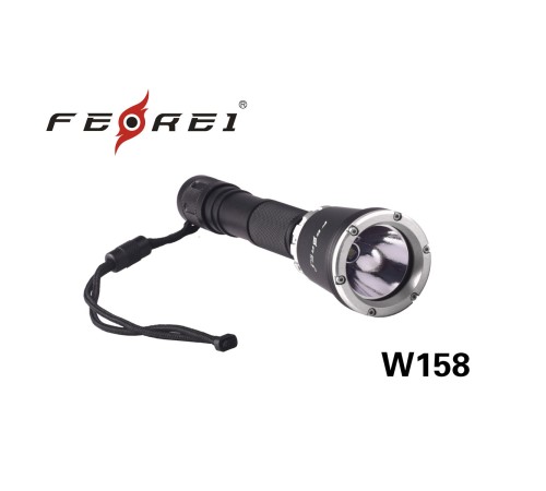 Фонарь для дайвинга Ferei W158 набор, серебряный, W158S
