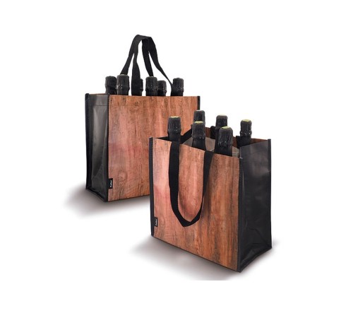 Сумка на 6 бутылок Pulltex Wood Wine Bag