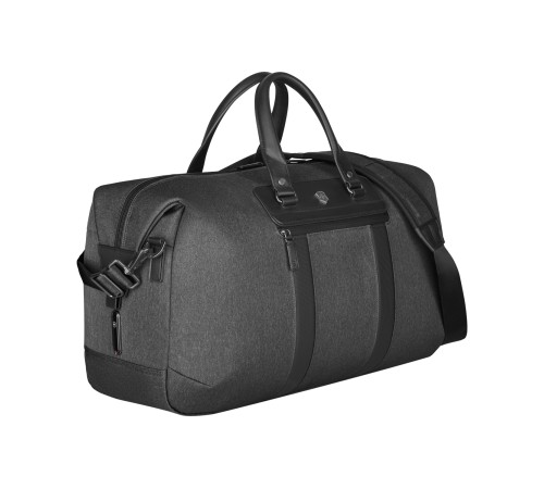 Дорожная сумка VICTORINOX Architecture Urban 2 Weekender, серый, полиэстер/кожа, 24x56x30 см, 45 л
