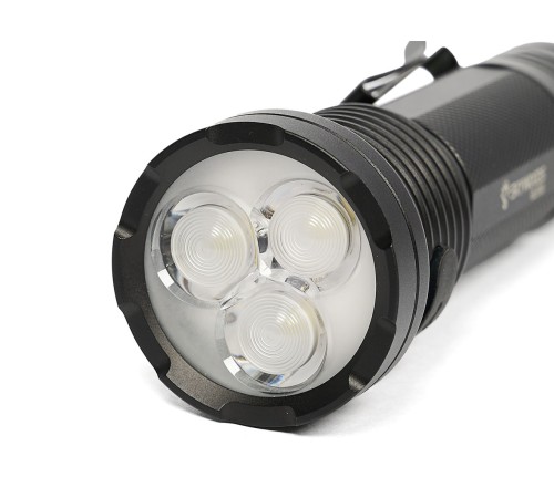 Ручной фонарь SKYWOODS MYSTIC, 3000 люмен, USB-Type C, холодный свет, IP67