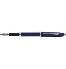 Перьевая ручка Cross Century II Blue lacquer, синий лак с отделкой родием, перо М