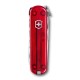Нож-брелок VICTORINOX NailClip 580, 65 мм, 8 функций, полупрозрачный красный