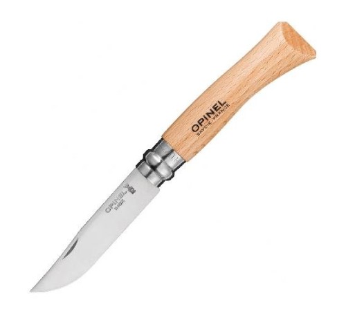 Нож Opinel №7, нержавеющая сталь, рукоять из бука, 000693