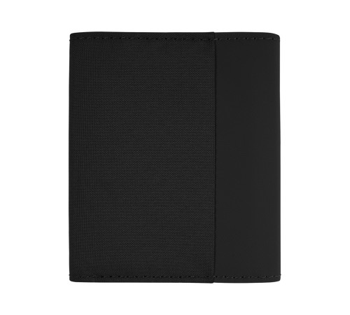 Бумажник VICTORINOX Travel Essentials Tri-Fold Wallet, чёрный, полиэстер, 9x2x10 см