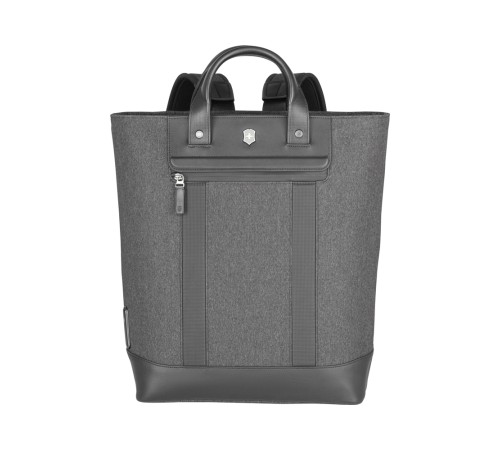 Сумка-рюкзак VICTORINOX Architecture Urban2 2way Carry Tote 15'',серая,полиэстер/кожа,40x15x40см,20л