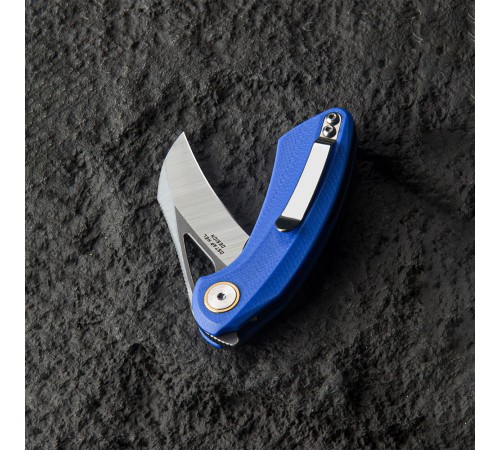 Нож Bestech Bihai сталь 14C28N, рукоять G10 синяя