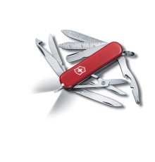 Нож-брелок VICTORINOX Midnight Mini Champ, 58 мм, 17 функций, красный