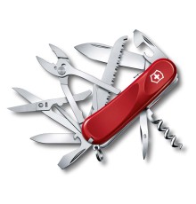 Нож перочинный VICTORINOX Evolution S52, 85 мм, 20 функций, с фиксатором лезвия, красный