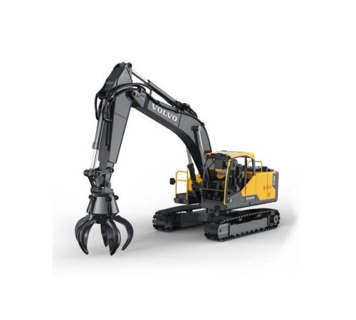 Радиоуправляемый экскаватор Double Eagle Volvo EC160E 1/16, 2.4G, металл, 3 в 1 RTR