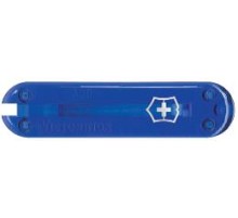 Передняя накладка для ножей VICTORINOX 58 мм, пластиковая, полупрозрачная синяя