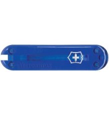 Передняя накладка для ножей VICTORINOX 58 мм, пластиковая, полупрозрачная синяя