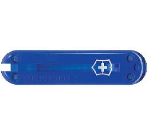 Передняя накладка для ножей VICTORINOX 58 мм, пластиковая, полупрозрачная синяя