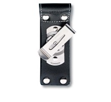 Чехол на ремень VICTORINOX для ножей 111 мм до 6 уровней, с поворотной клипсой, кожаный, чёрный