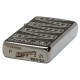 Зажигалка 65th Anniversary Zippo Slim® с покрытием Black Ice®, латунь/сталь, чёрная, 29x10x60 мм