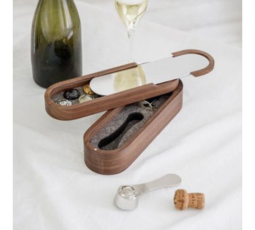Набор инструментов для шампанского с футляром для плакеток L'Atelier du Vin Sparkling Set