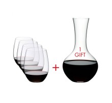 Декантер и 4 бокала для красного вина Riedel 