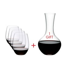 Декантер и 4 бокала для красного вина Riedel 