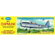 Сборная дер.модель.Самолет D.H. Chipmunk. Guillows 1:24