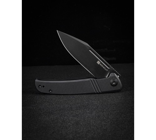 Складной нож SENCUT Brazoria D2 Steel Black Stonewashed Handle G10 Black
