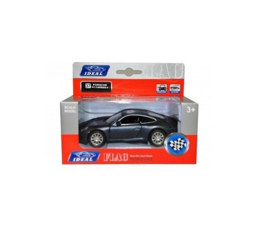 Машина Ideal 1:30-39 Porsche 911 Carrera S (блест. метал. синий)