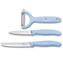 Набор из 3 ножей VICTORINOX Swiss Classic: нож для томатов, столовый нож 11 см, нож для овощей 8 см