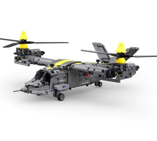 Конструктор CADA конвертоплан Tiltrotor Aircraft (1436 деталей)