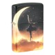 Зажигалка ZIPPO Mythological с покрытием Glow In The Dark Green, латунь/сталь, черная, 38x13x57 мм
