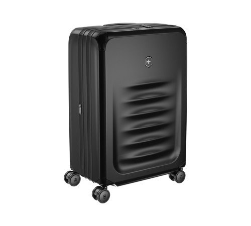 Чемодан VICTORINOX Spectra™ 3.0 Exp. Medium Case, чёрный, поликарбонат Sorplas™, 46x30x69 см, 81 л