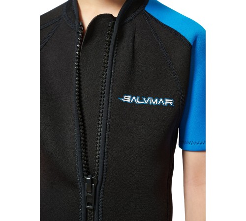 Детский гидрокостюм Salvimar Aquatic, 2 мм, синий, L, на 12-14 лет