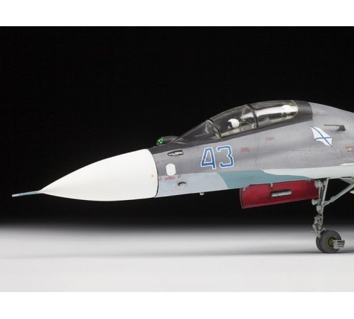 Сборная модель ZVEZDA Российский истребитель Су-30СМ, 1/72