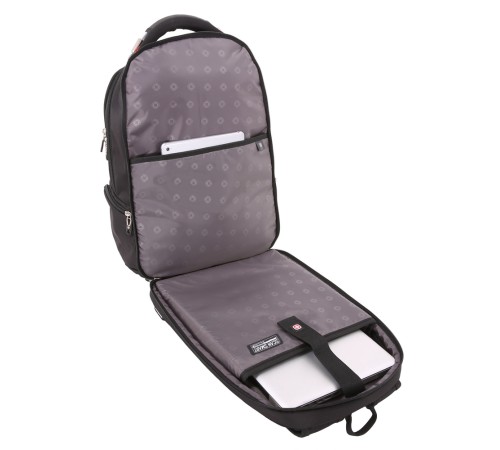 Рюкзак SWISSGEAR, 15'', черный, полиэстер 900D, 32х24х46, 34 л