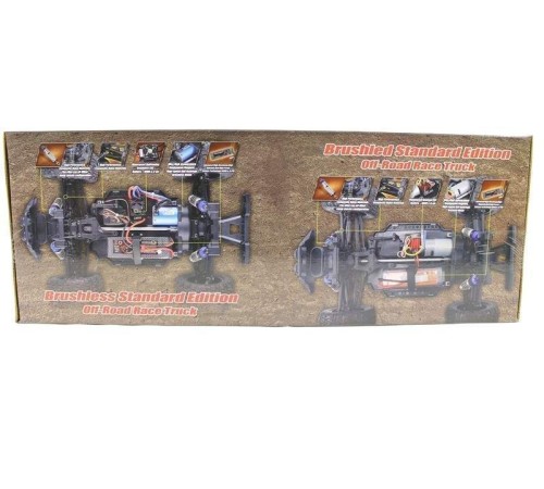 Радиоуправляемый монстр Remo Hobby MMAX Brushless UPGRADE (красный) 4WD 2.4G 1/10 RTR