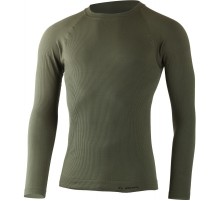 Футболка  мужская ZEL / дл. рукав/ синтетика/ зеленый/ XXL-XXXL, ZEL-6262XXLXXXL