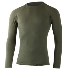 Футболка  мужская ZEL / дл. рукав/ синтетика/ зеленый/ L-XL, ZEL-6262LXL