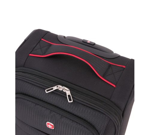 Чемодан WENGER AROSA, черный, полиэстер 750x750D добби, 46 x 29 x 81 см, 75 л