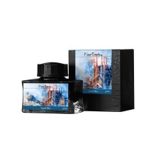 Флакон чернил Pierre Cardin 50мл, серия CITY FANTASY цвет Gaudi Blue (Синий Гауди)